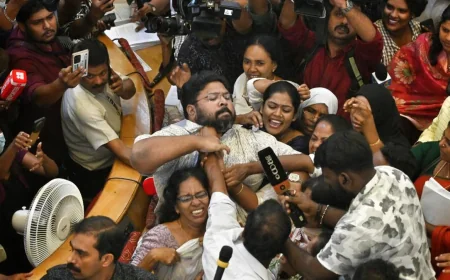 High Drama in Kerala: Corporation Meeting Turns Violent After BJP-Congress Clash