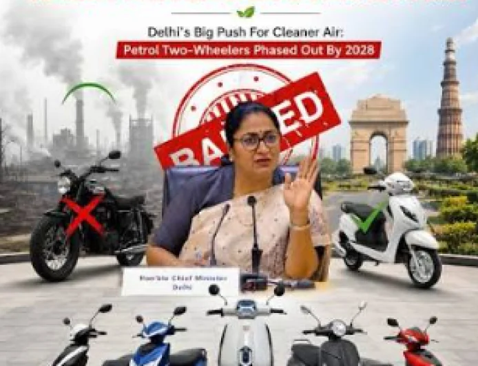 Delhi Moves Closer to an Electric Future, New Petrol Two-Wheelers May Not Be Registered from 2028