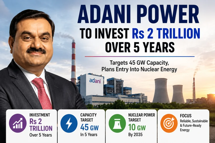 Adani Power to Invest Over Rs 2 Lakh Crore in Expansion, Plans Entry Into Nuclear Energy