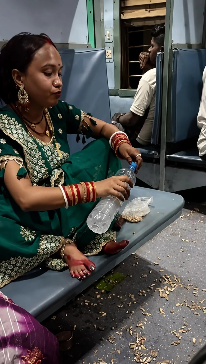 Zero Civic Sense? Train Passenger Criticised for Littering Inside Coach