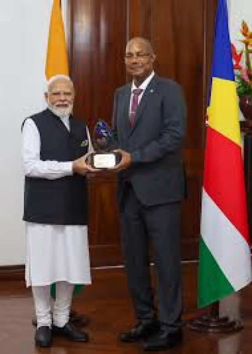 Congress Questions Seychelles' 'Guardian of the Blue Horizon' Award Given to PM Modi