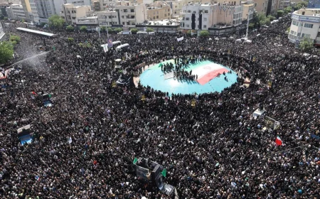 Millions Gather in Tehran for Funeral Prayers of Iran’s Khamenei