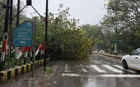 गाजियाबाद में बारिश बनी आफत, जलभराव और जाम से जनजीवन अस्त-व्यस्त; सभी स्कूल बंद