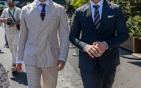 Abhishek Sharma and Vaibhav Suryavanshi Turn Heads With Stylish Wimbledon Appearance
