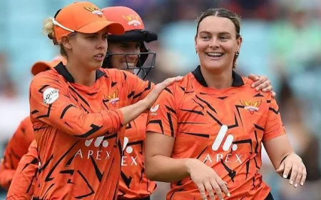 Phoebe Litchfield, Deepti Sharma Star as Sunrisers Leeds Beat MI London in The Hundred Opener