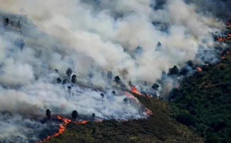 Spain wildfire rages near tourist town of La Vall d'Uixó, forcing evacuations and emergency response