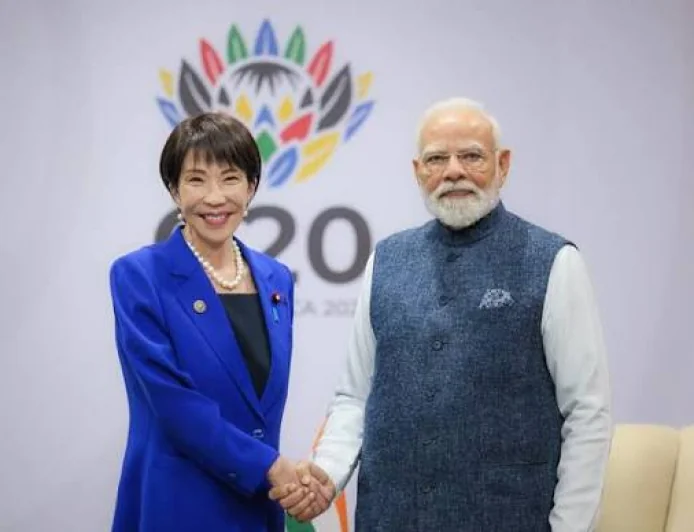 Japanese PM Sanae Takaichi Arrives in New Delhi for Three-Day India Visit