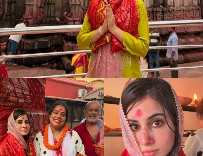 Uorfi Javed Visits Kamakhya Temple, Clears the Air Over Religion Rumours