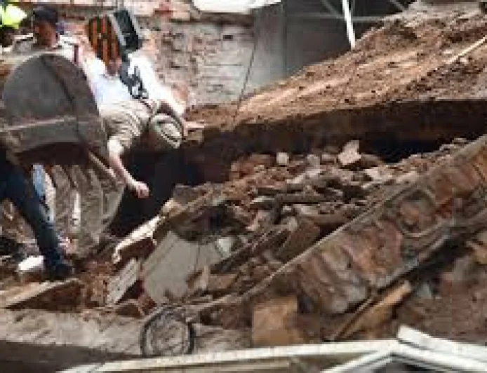 Two Killed, Five Rescued After Two-Storey Building Collapses in Chandigarh Industrial Area