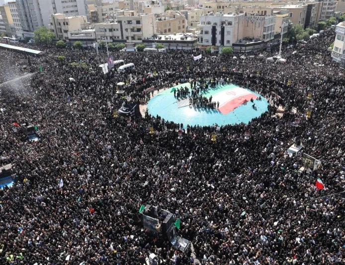 Millions Gather in Tehran for Funeral Prayers of Iran’s Khamenei