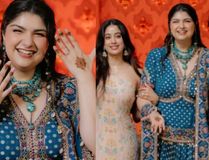 Anshula Kapoor's Dream Mehendi Comes True Thanks to Janhvi & Khushi's Sweet Surprise