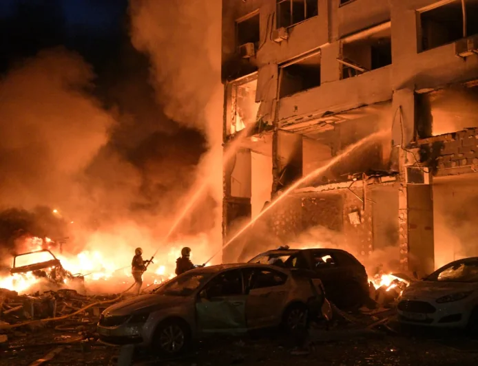 Kyiv Under Fire: Russian Missile and Drone Assault Kills at Least 12