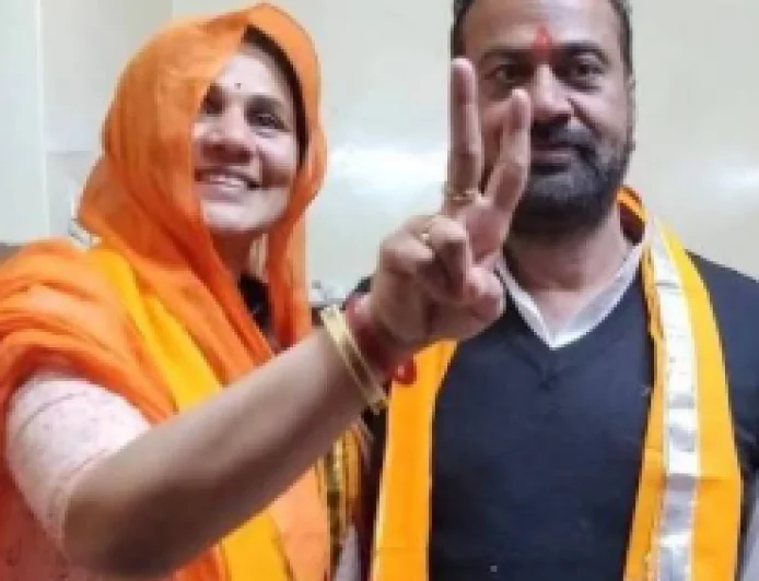 Former Rajasthan MLA Preeti Singh Shekhawat Wins Praise for Fluent English While Wearing Traditional Ghoonghat