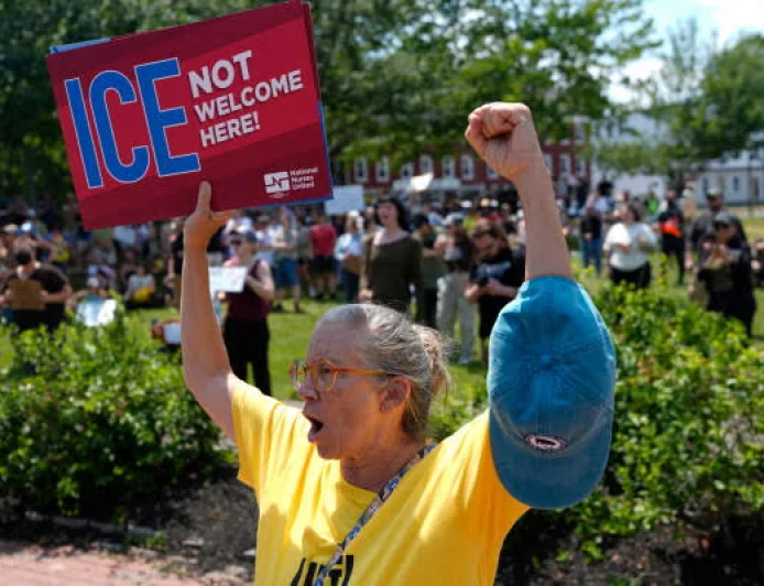 ICE Officer Fatally Shoots 26-Year-Old Colombian Motorist in Maine; Protests Erupt