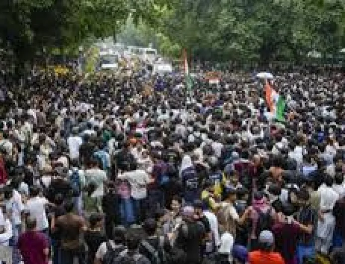 What Cameras Missed at the Students’ Protest March in Delhi