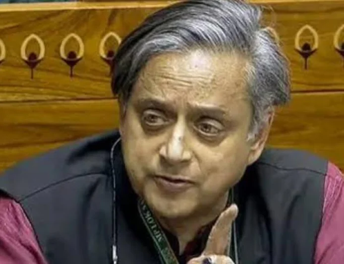 Shashi Tharoor Uses Urdu Poetry to Target PM Modi Over Paper Leak Issue