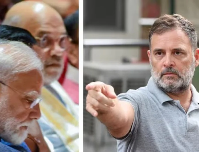 Rahul Gandhi Attacks Amit Shah Over ‘Pellet Firing’ At CJP Protest As Parliament Session Resumes