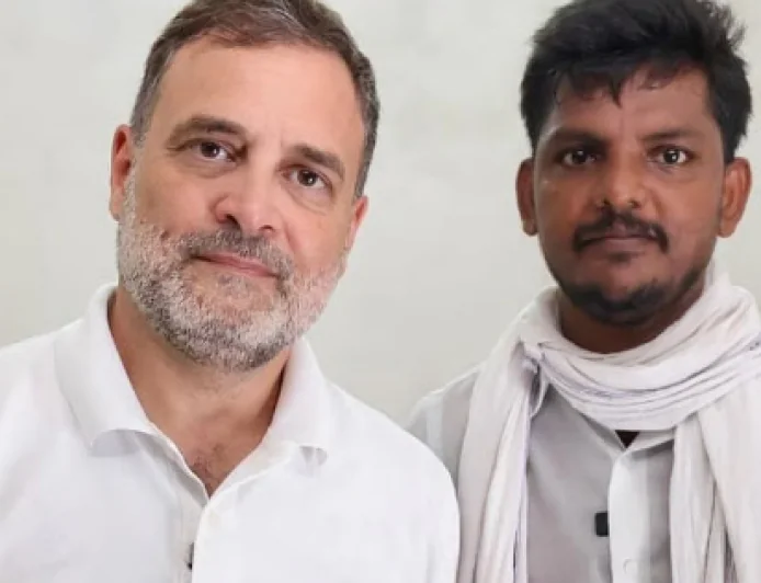 Mohammad Irfan Meets Rahul Gandhi, Viral Social Media Figure Back in Spotlight