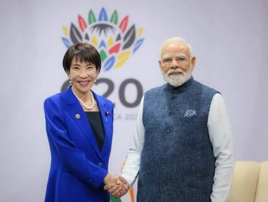 Japanese PM Sanae Takaichi Arrives in New Delhi for Three-Day India Visit