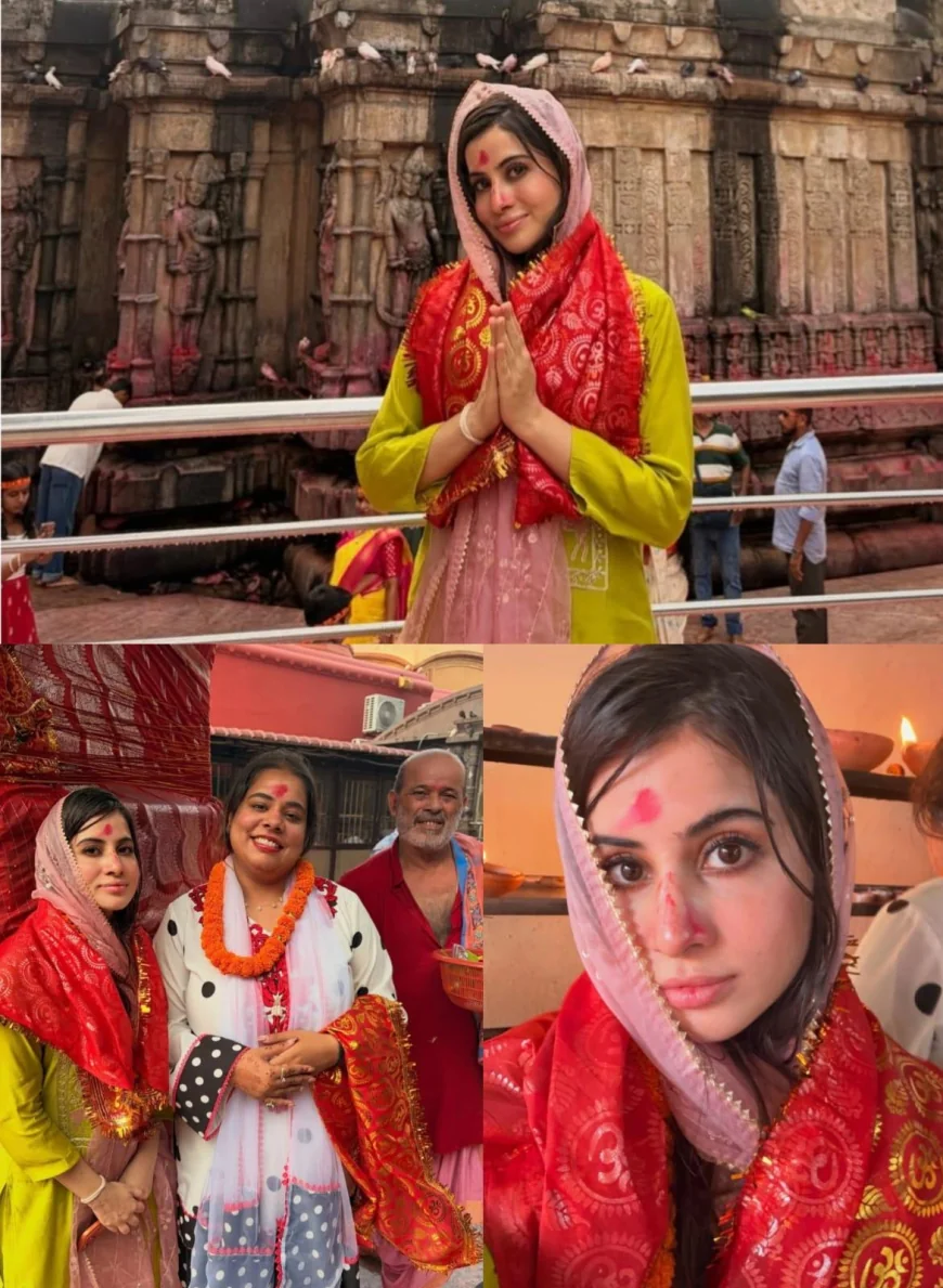 Uorfi Javed Visits Kamakhya Temple, Clears the Air Over Religion Rumours