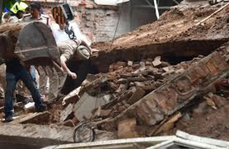 Two Killed, Five Rescued After Two-Storey Building Collapses in Chandigarh Industrial Area