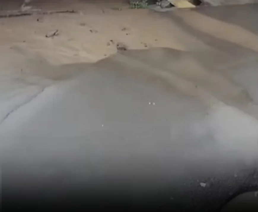 Road In Pune Cracks Open During Pipeline Test, Dramatic CCTV Video Goes Viral