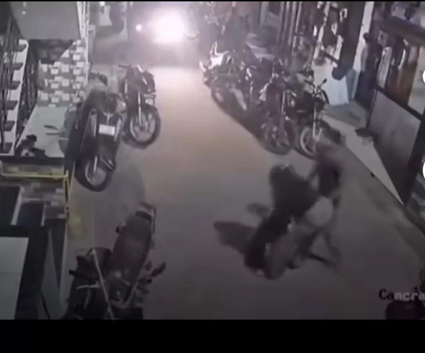 Major Accident Averted After Construction Material Falls at Surat Building Site
