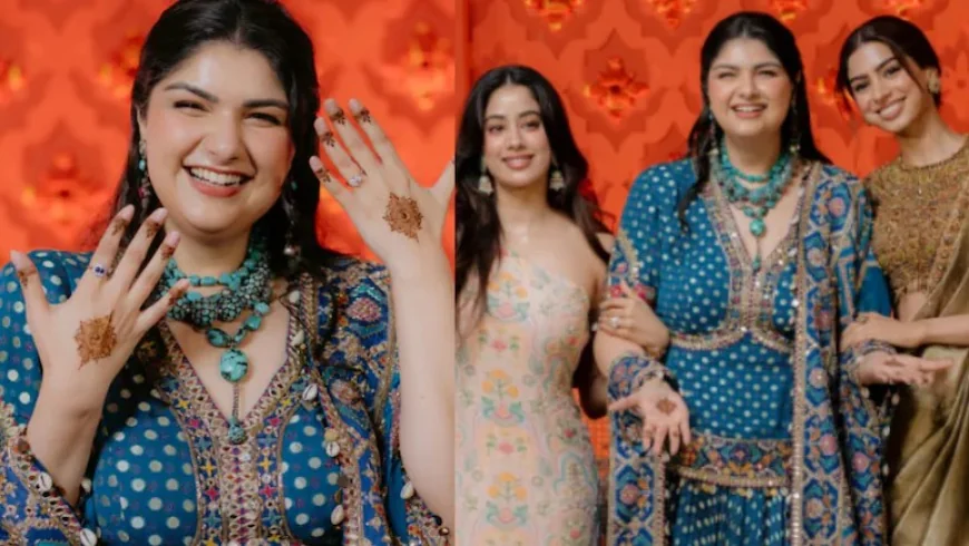 Anshula Kapoor's Dream Mehendi Comes True Thanks to Janhvi & Khushi's Sweet Surprise
