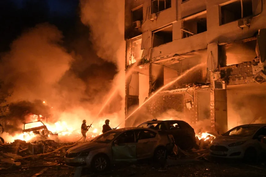 Kyiv Under Fire: Russian Missile and Drone Assault Kills at Least 12