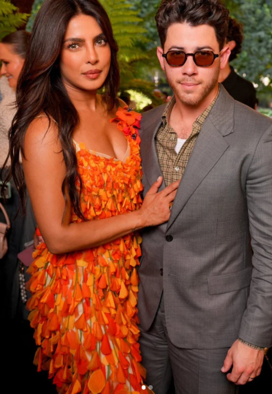 Priyanka Chopra and Nick Jonas Turn Heads With Stylish Arrival at Dior Haute Couture Show in Paris