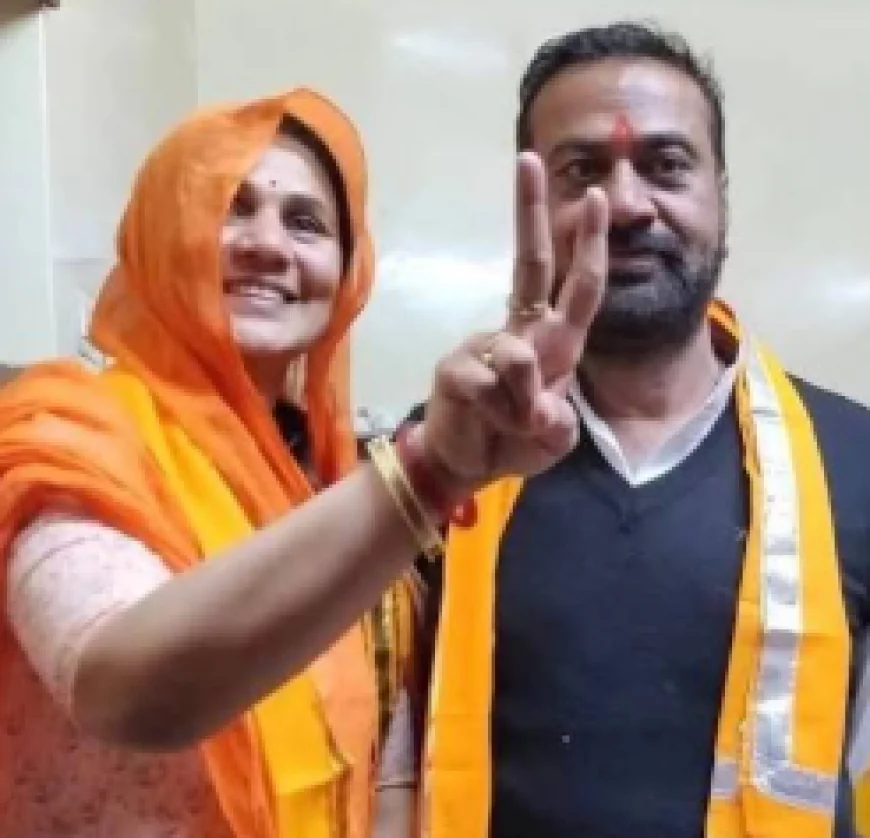 Former Rajasthan MLA Preeti Singh Shekhawat Wins Praise for Fluent English While Wearing Traditional Ghoonghat