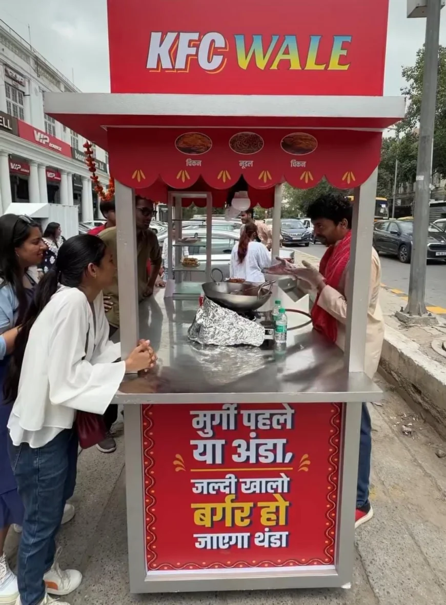 KFC vs ‘KFC Wale’: Name Dispute at Delhi Food Stall Draws Public Attention