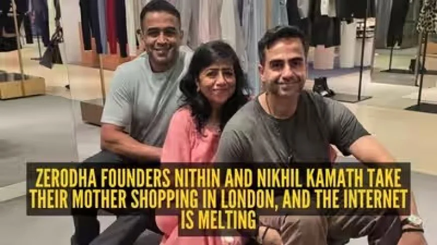 Nithin and Nikhil Kamath surprised their mother with thoughtful gifts They have ‘done amazing shopping’ for her.