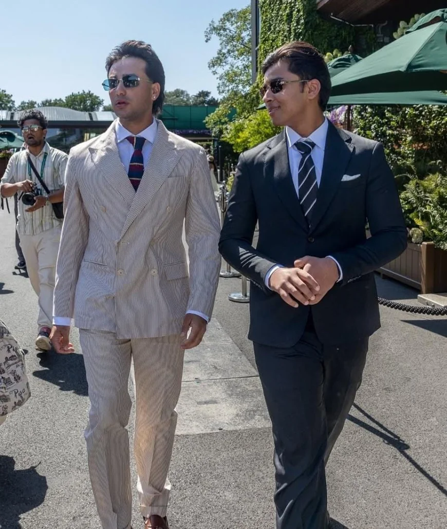 Abhishek Sharma and Vaibhav Suryavanshi Turn Heads With Stylish Wimbledon Appearance