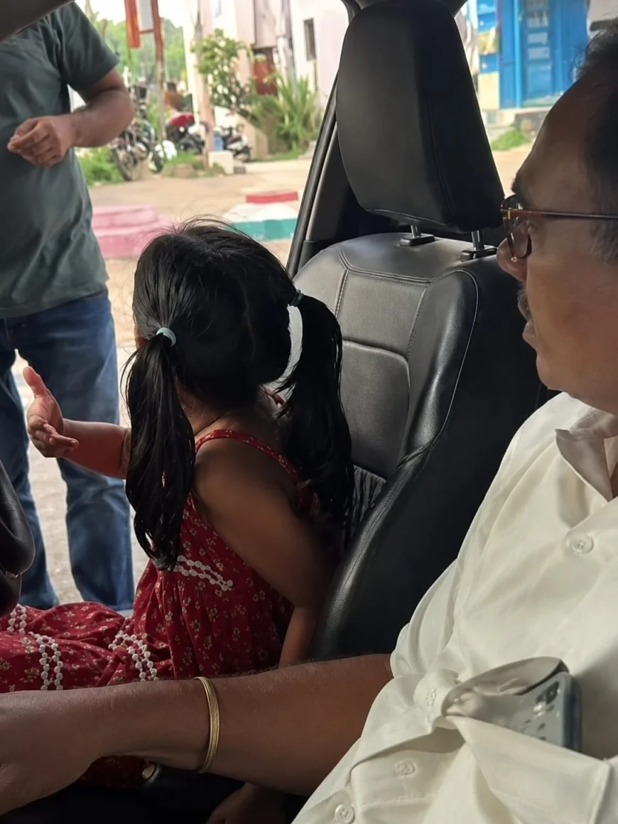 Hyderabad Sub-Inspector Booked After Allegedly Letting 6-Year-Old Granddaughter Drive Car On Public Road