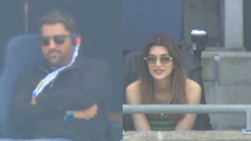 When Cricket Met Bollywood: Dhoni and Kriti Sanon Steal the Show