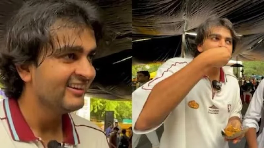 Viral for the Wrong Reasons? Aayush Sapra's Food Review at Protest Triggers Online Debate