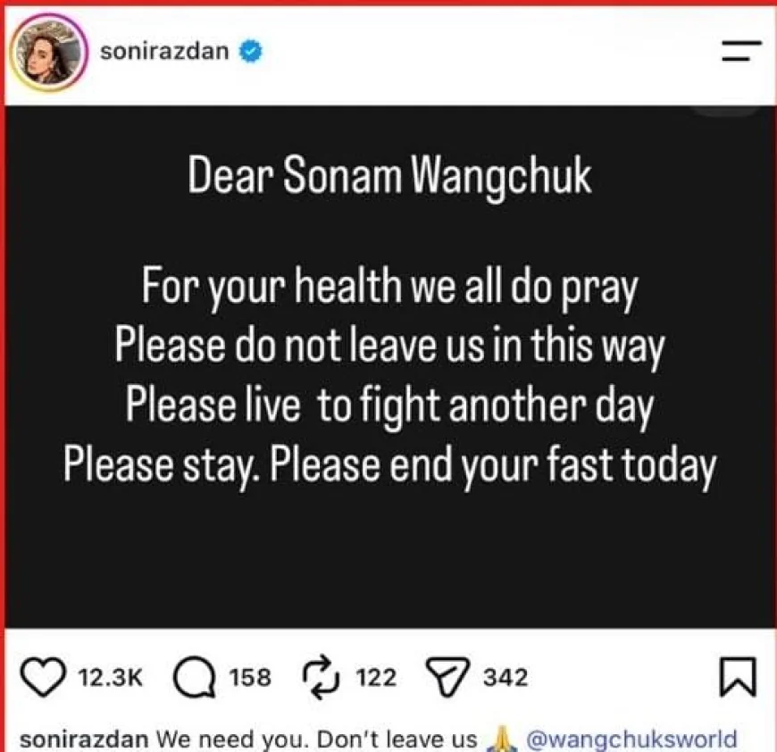 Celebrities Come Out In Support Of Sonam Wangchuk As His Hunger Strike Enters 18th Day