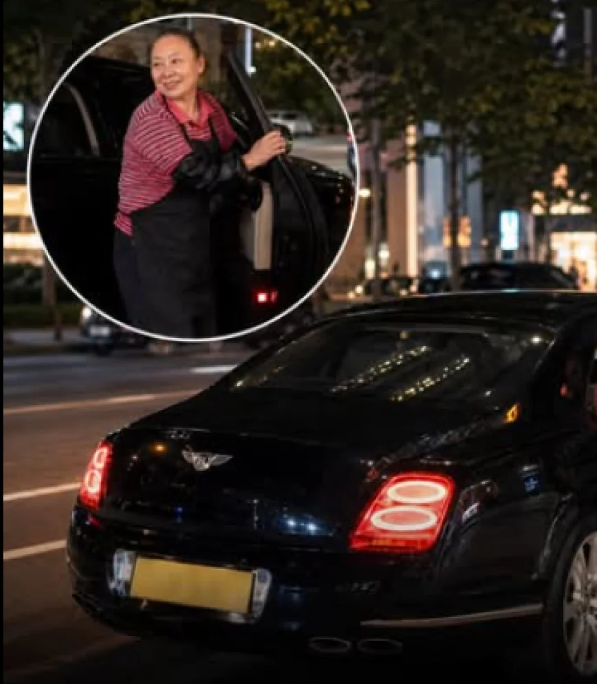 Chinese Woman Goes Viral for Arriving at Dishwashing Job in a Luxury Bentley