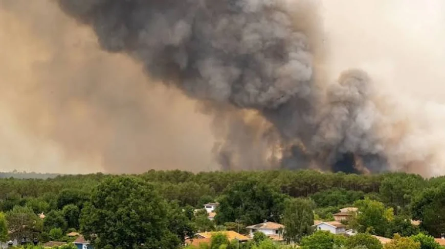 Over 90,000 Evacuated as Wildfires Sweep France and Spain