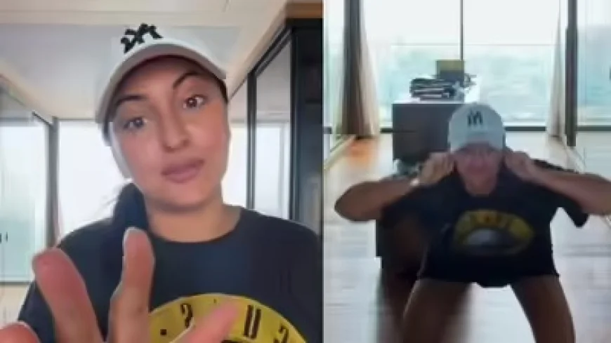 Sonakshi Sinha apologises, does sit-ups after viral 'Dharmendra Pradhan resigns' trend: 'I'm the artist bro, but Gen Z is art'