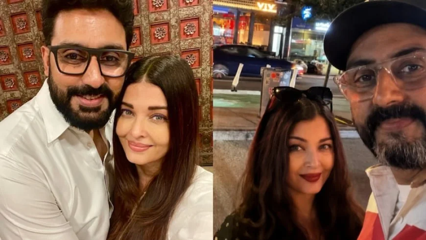 Abhishek Bachchan takes a break from 'King' shoot, spotted with Aishwarya Rai in New York