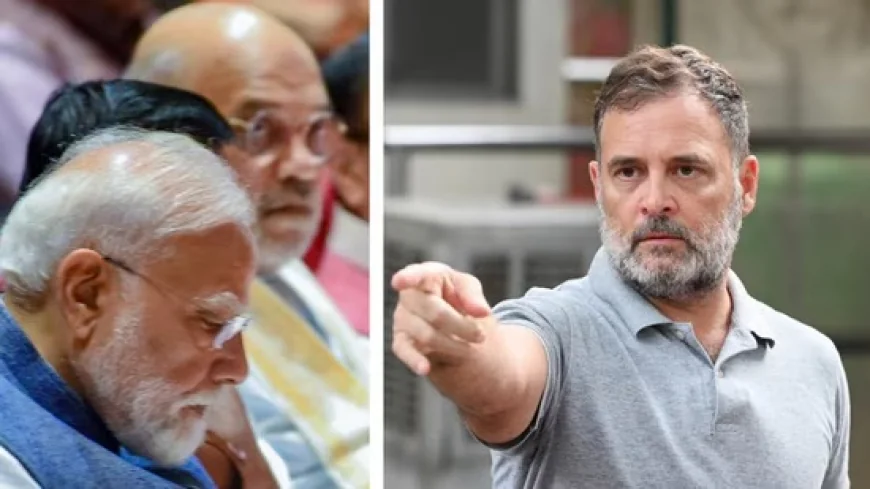 Rahul Gandhi Attacks Amit Shah Over ‘Pellet Firing’ At CJP Protest As Parliament Session Resumes