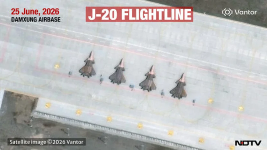 Satellite images show at least 11 Chinese stealth jets facing India; New Delhi's response still years away
