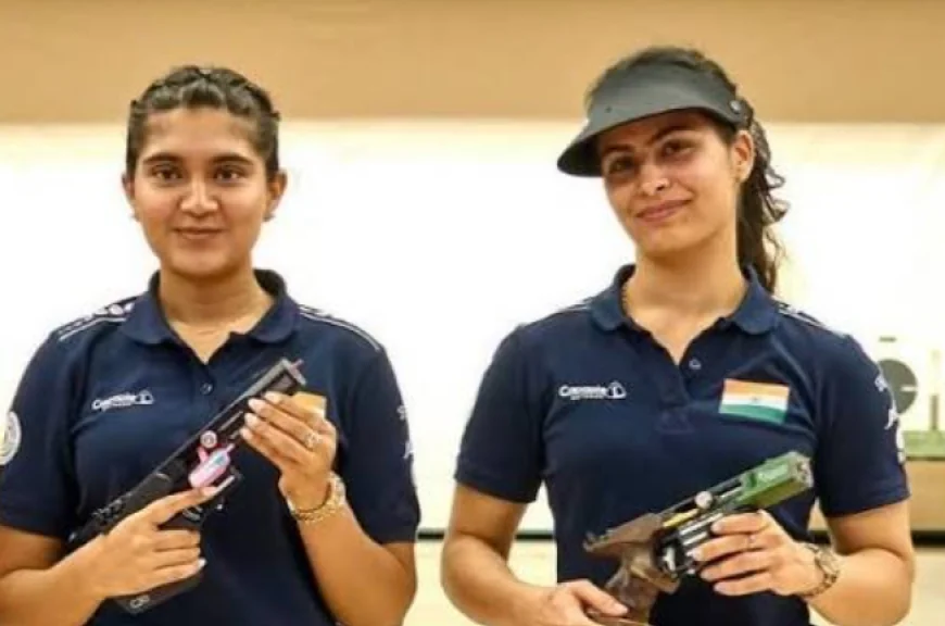 Esha Singh and Manu Bhaker Continue to Shine as India's Shooting Stars