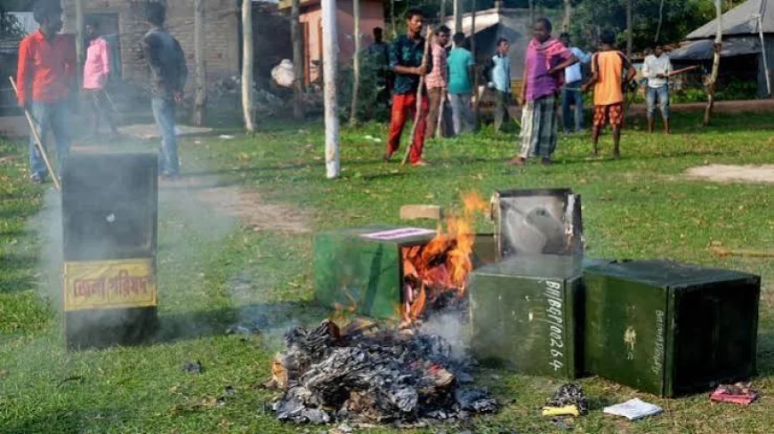 One Killed, Ballot Box Burnt as Violence Mars Opening Phase of PoK Polls