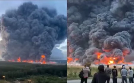 Russia-Ukraine War Intensifies as Kyiv Launches Massive Drone Offensive