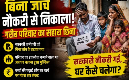 Ranchi News: बिना जांच नौकरी से निकाला? गरीब परिवार का सहारा छिना, सरकारी नौकरी जाने से घर चलाने का संकट