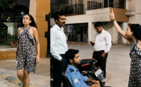 ग्रेटर नोएडा की सोसायटी में महिला और सिक्योरिटी गार्डों के बीच विवाद, वीडियो वायरल