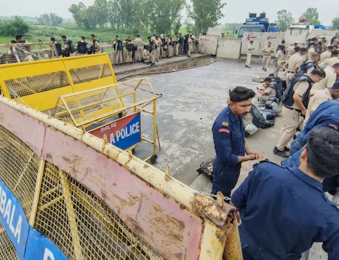 Ambala And Hansi Protests Raise Tensions, Haryana Police Braces For Khanauri March